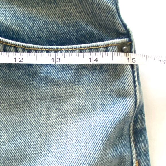 NWT Carmar Colin Half Zip Denim Mini Skirt Cotton Jean Womens  Sz 25 - Picture 6 of 11